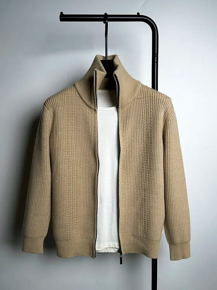 Chaqueta Cuero Clásica Cremallera