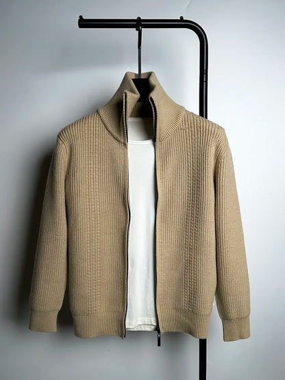 Chaqueta Cuero Clásica Cremallera
