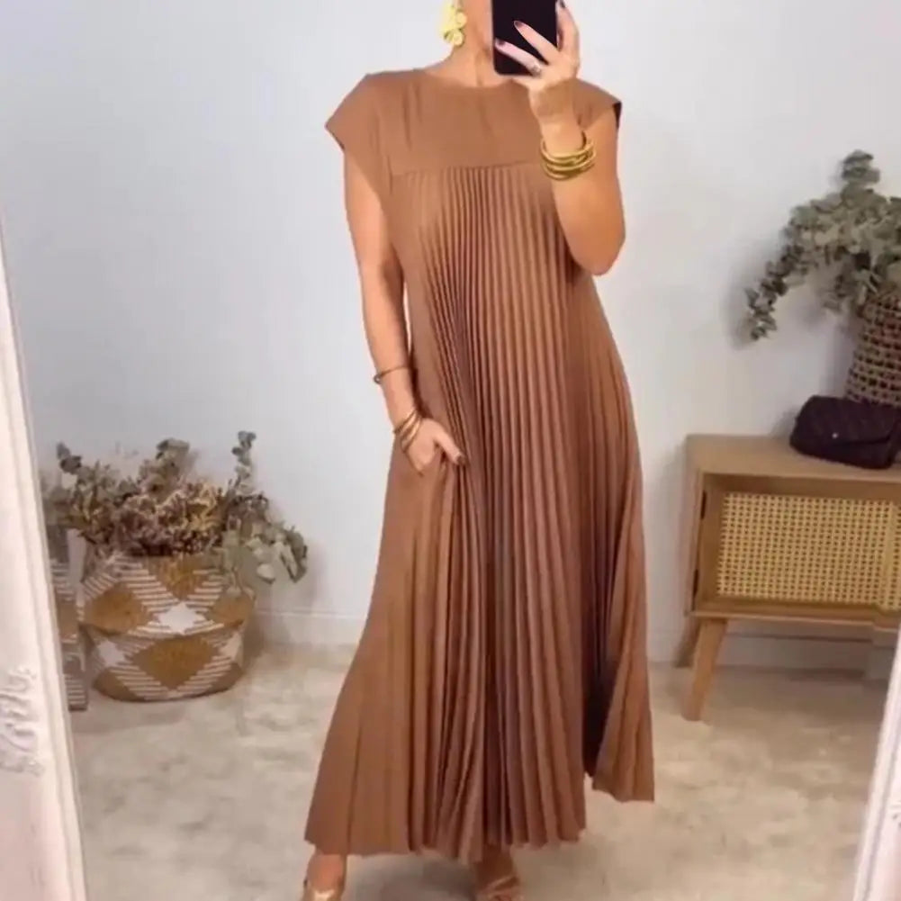 Vestido Sencillo Verano Manga Corta