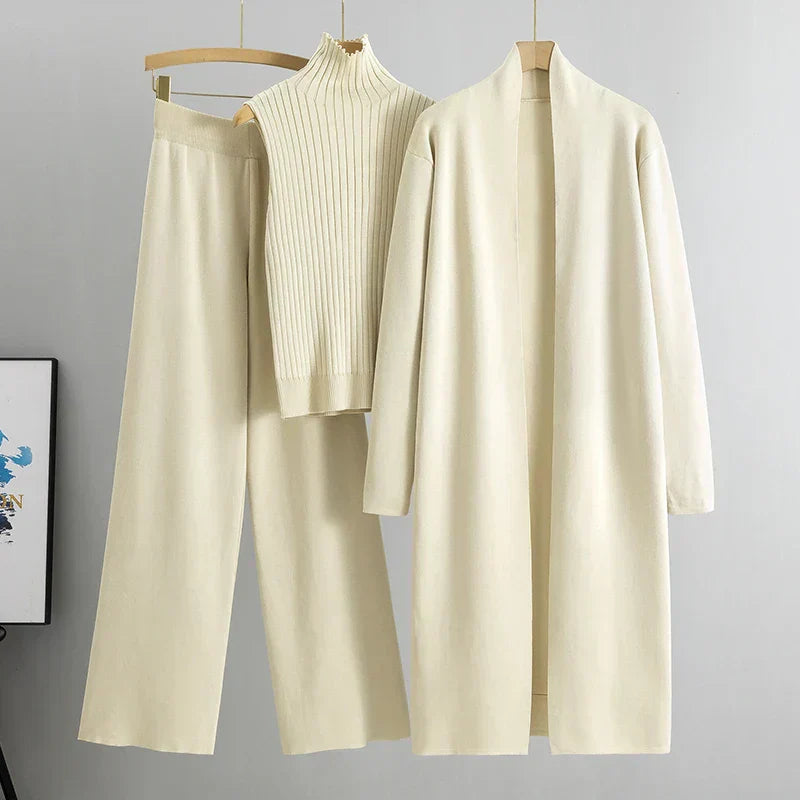 Conjunto Elástico Clásico 3 Piezas Mujer