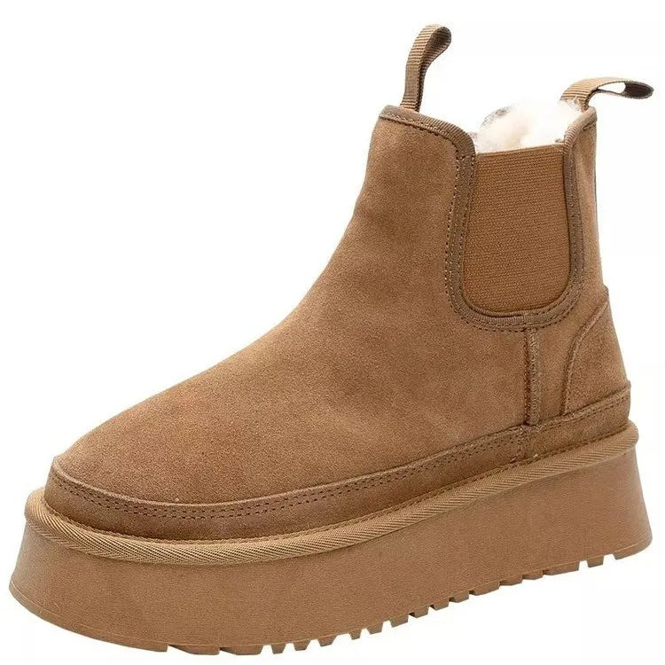 Botas Cuero Pelo Interior Cálido Edición Especial