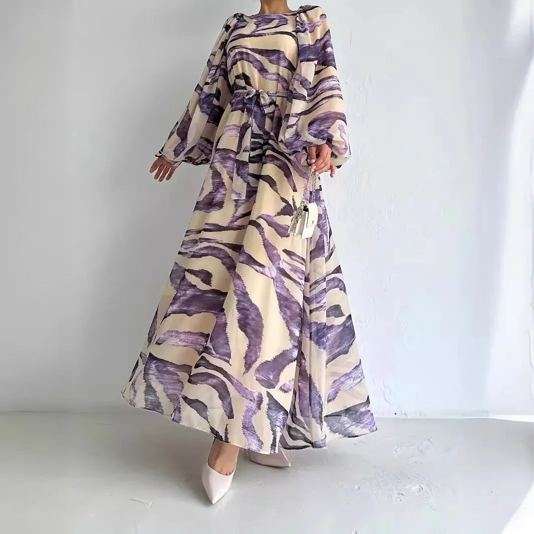 Vestido Kaftán Elegante Largo Mujer - Vestiria