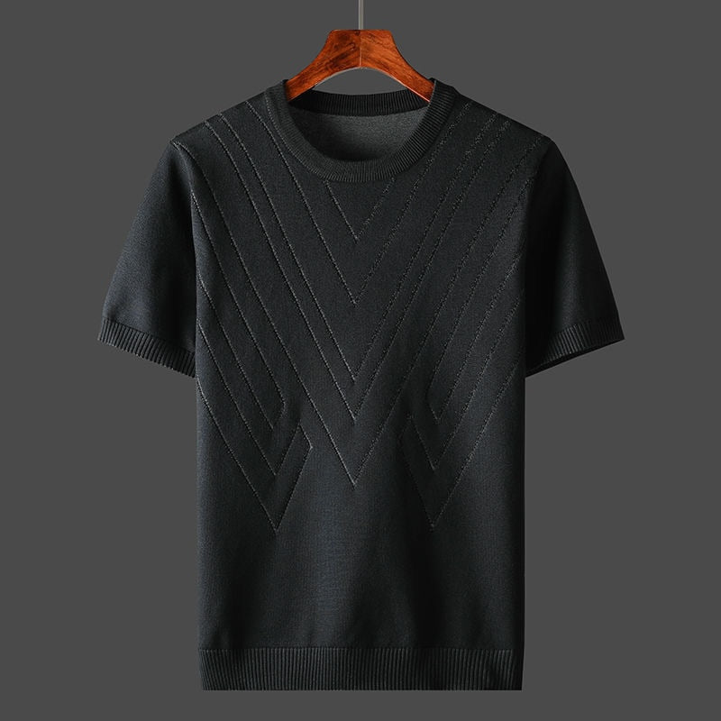 Camiseta de Punto Suave y Cálida