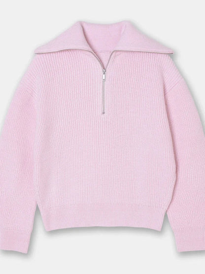 Suéter Mujer Cuello Alto Rayas Moda Invierno