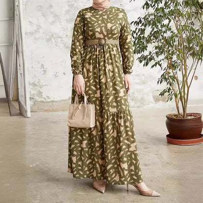 Vestido Largo Floral Elegante