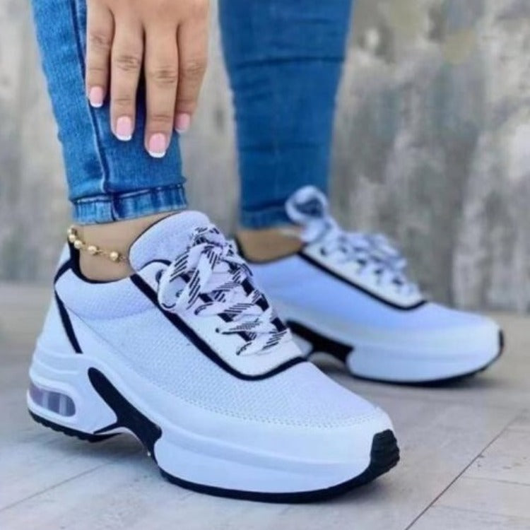 Zapatillas Mujer Plataforma Cuña Transpirables