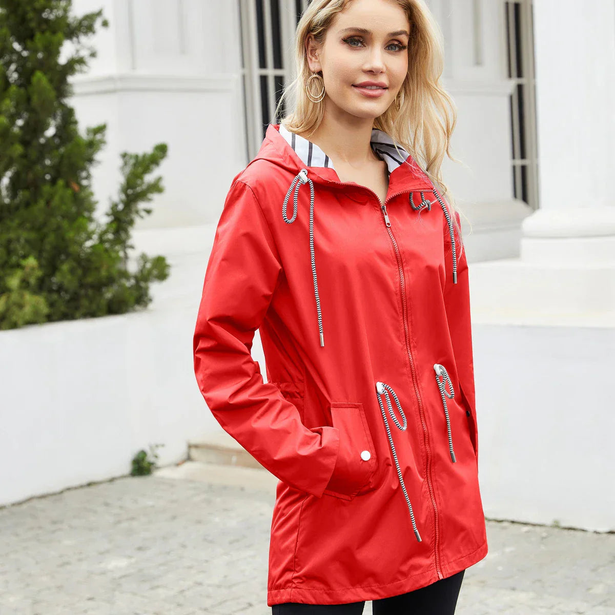 Chaqueta Impermeable Ligera Antilluvia