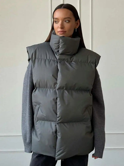 Chaquetón de plumas abrigo cálido invernal