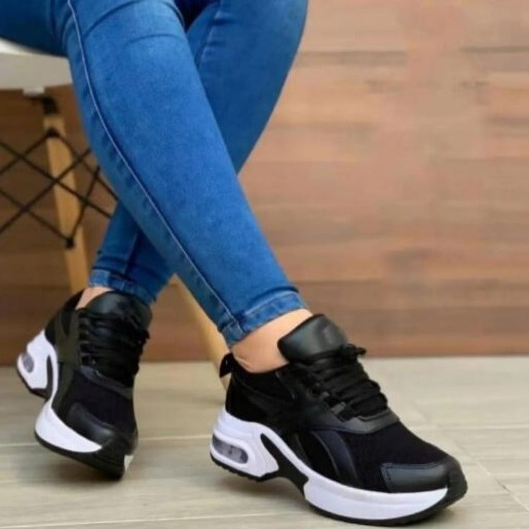 Zapatillas Mujer Plataforma Cuña Transpirables