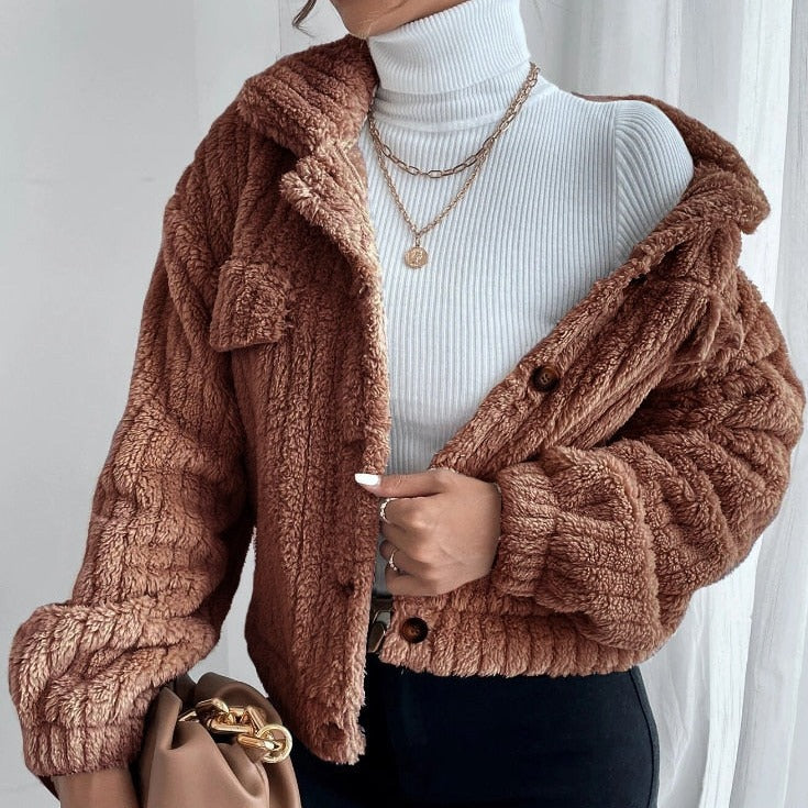 Chaqueta Terciopelo Suave y Cálida - Vestiria
