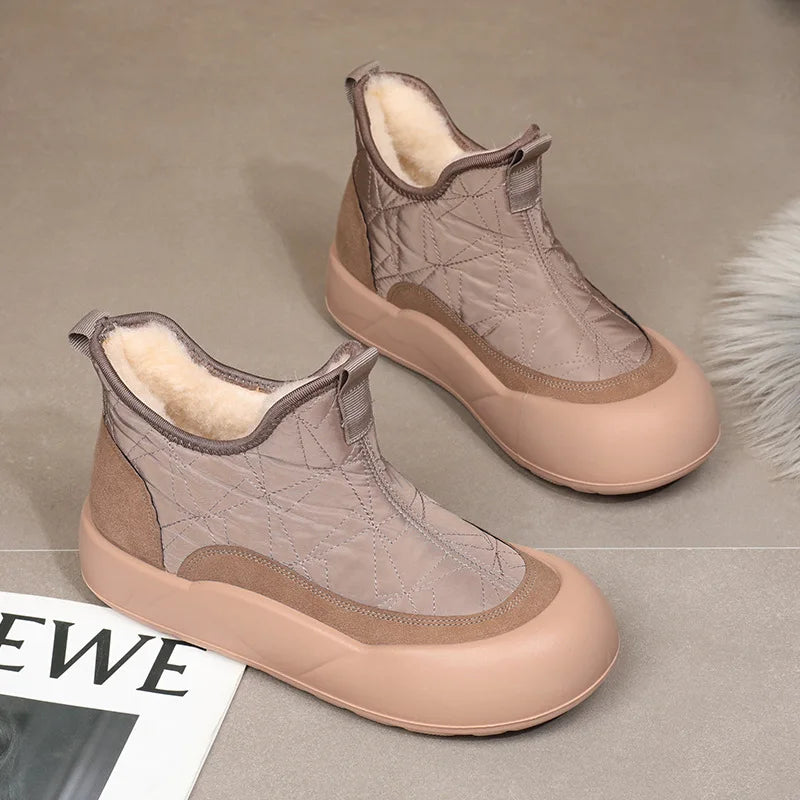 Botas Invierno Forro Peluche Calentitas - Vestiria
