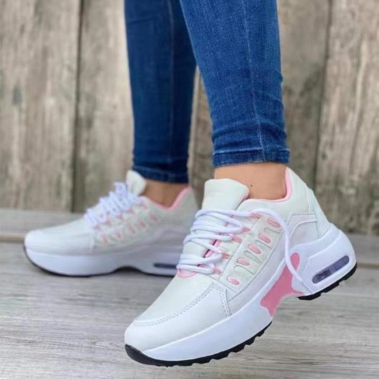 Zapatillas Mujer Plataforma Cuña Transpirables - Vestiria