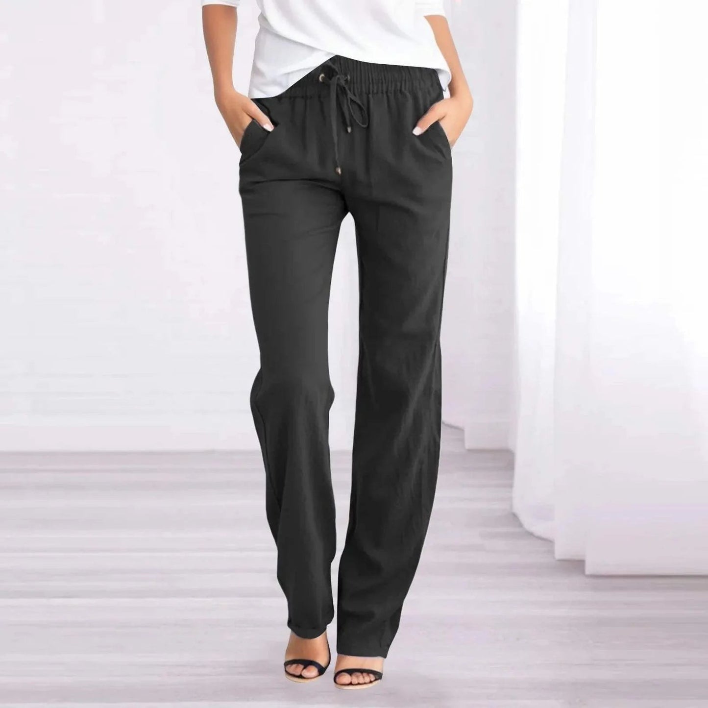 Pantalón recto deportivo cómodo