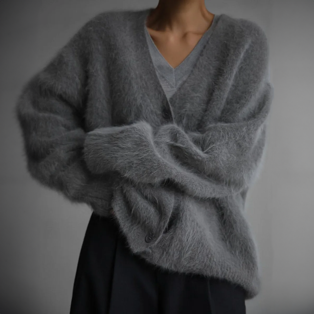 Chaqueta Mujer Grande Cachemir Suave