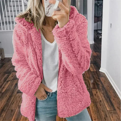 Chaqueta Invierno Mujer con Capucha Acogedora