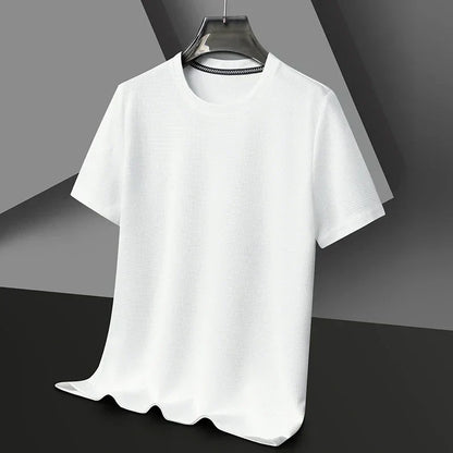 Camiseta Hombre Manga Corta Texturizada