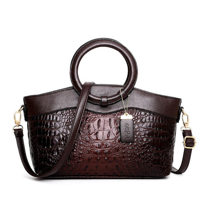 Bolso Cuero Clásico Elegante Mujer