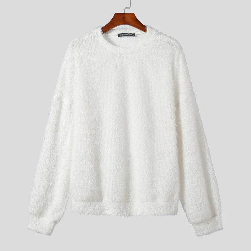 Jersey de punto hombre elegante básico
