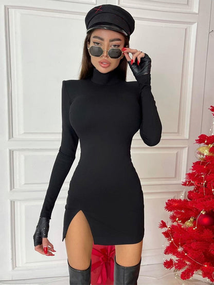 Vestido Mujer Manga Larga Clásico - Vestiria