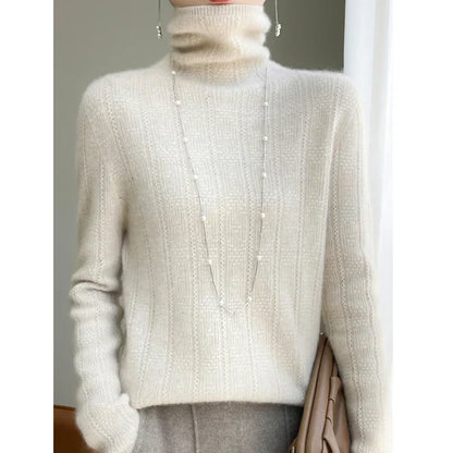 Jerséis Mujer Cuello Alto Cálidos