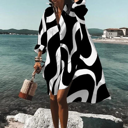Vestido Estampado Grande y Comodísimo - Vestiria