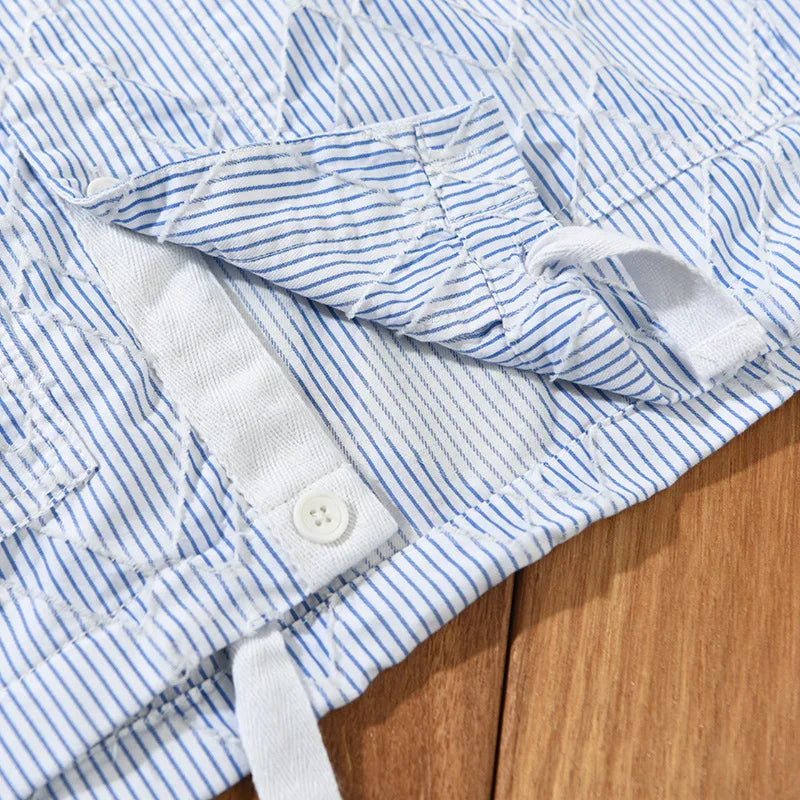 Camisa Azul Clásica Hombre Elegante - Vestiria