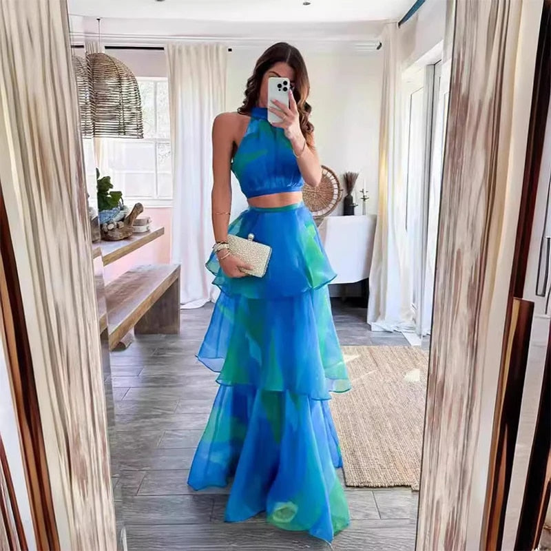Conjunto de dos piezas Mujer Elegante