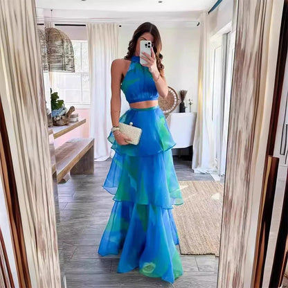 Conjunto de dos piezas Mujer Elegante