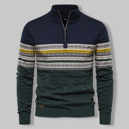 Suéter Hombre Cremallera Nordic Estilo