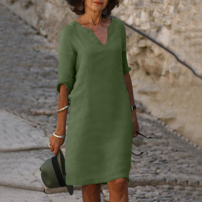 Vestido Ligero Verano Mujer Floral Fresco