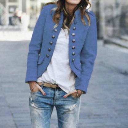 Chaquetón Mujer Estiloso Manga Larga