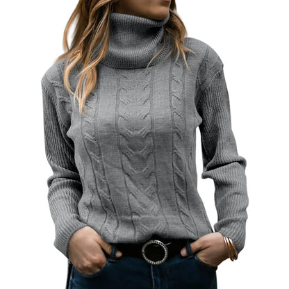 Jerséis Mujer Cuello Alto Abrigadores