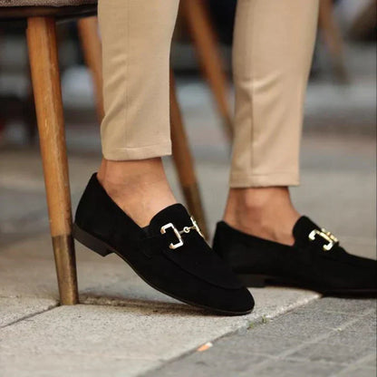 Mocasines de Hombre de Piel con Cordones Elegantes