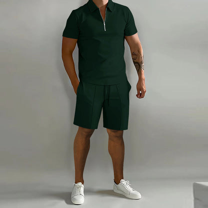 Traje de verano hombre polo y shorts deportivo