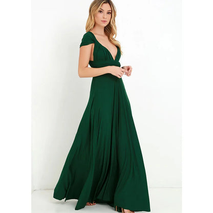Vestido Largo Boho Rojo Mujer