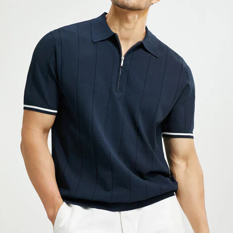 Polo Hombre Cremallera Clásico