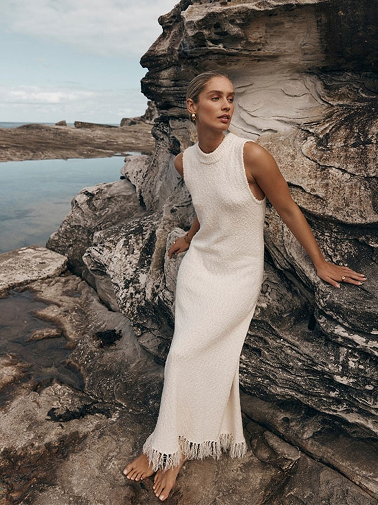 Vestido Maxi Estilo Hippie - Vestiria