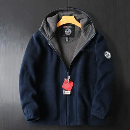 Chaqueta Deportiva Abrigo Caliente Con Capucha