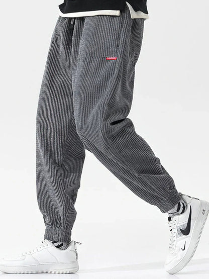Pantalones Pana Amplios y Cómodos Hombre