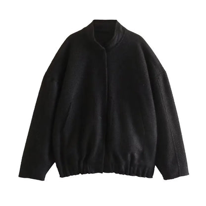 Chaqueta bomber amplia casual