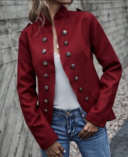 Chaquetilla Mujer Elegante Botones