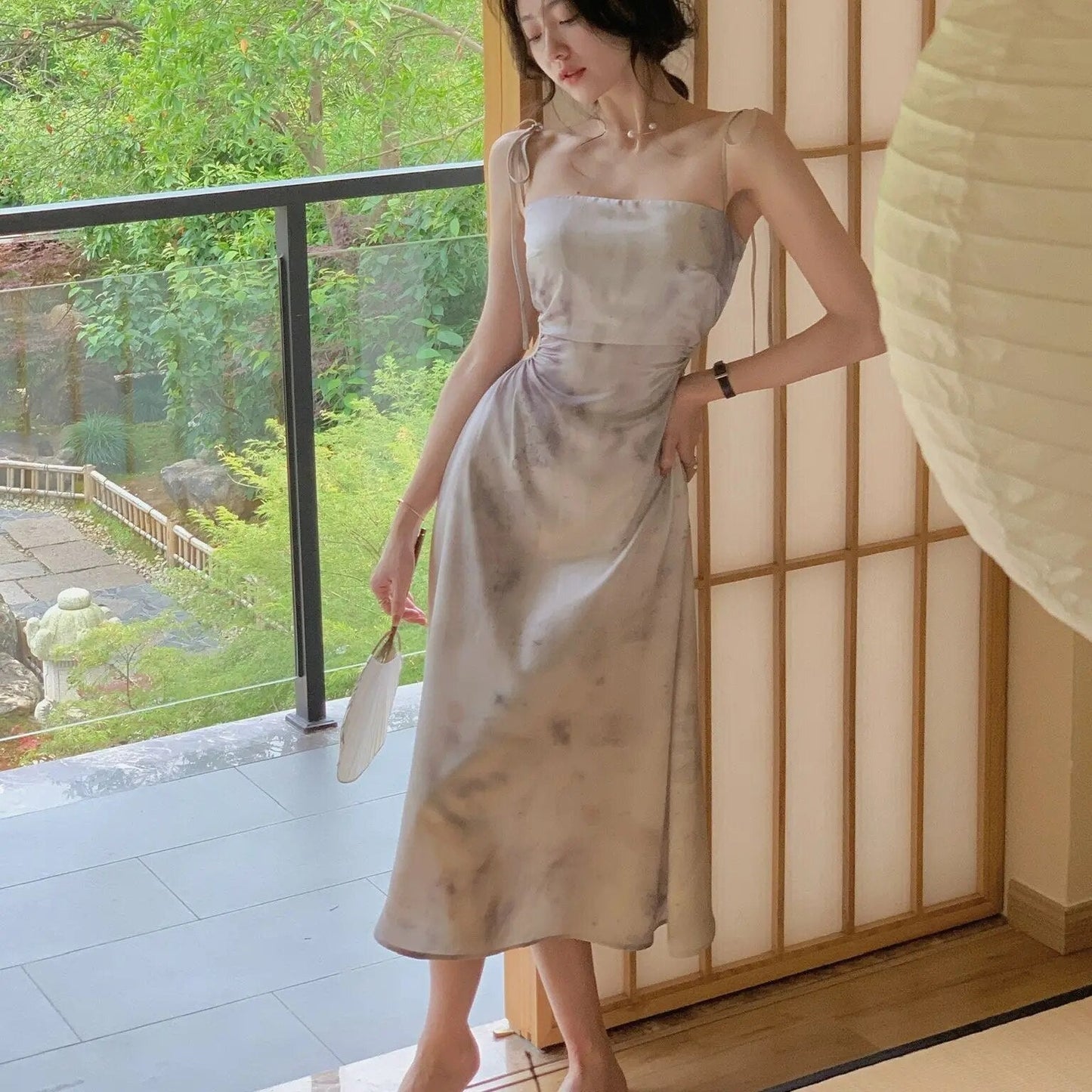 Vestidos de Noche Satén Elegantes Mujer