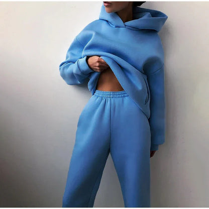 Sudadera y Pantalones de Chándal Cómodos de Algodón