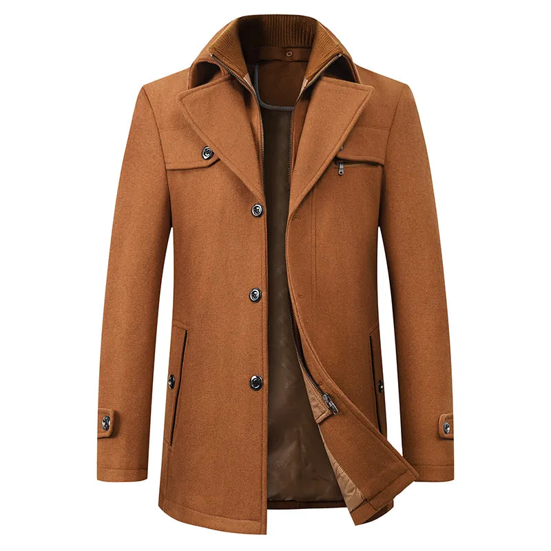 Abrigo Elegante Lujo Invernal - Vestiria