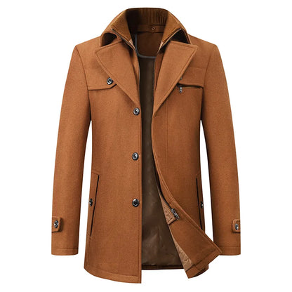 Abrigo Elegante Lujo Invernal - Vestiria
