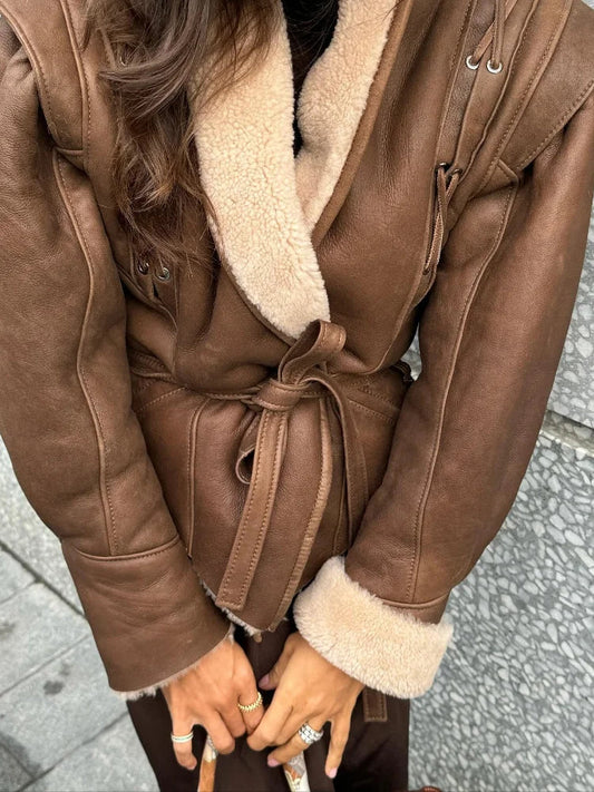 Chaqueta Otoño Mujer Abrigo Cálido - Vestiria