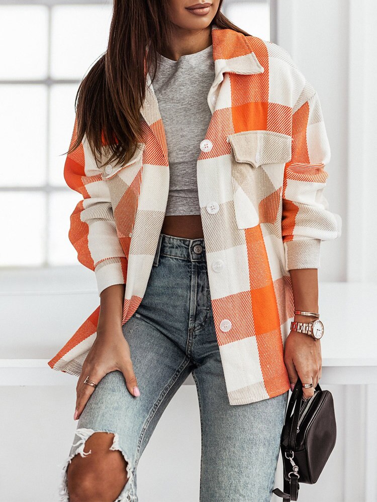 Blusa Cuadros Estilosa Mujer - Vestiria