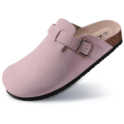Zuecos de Cuero Natural Cómodos