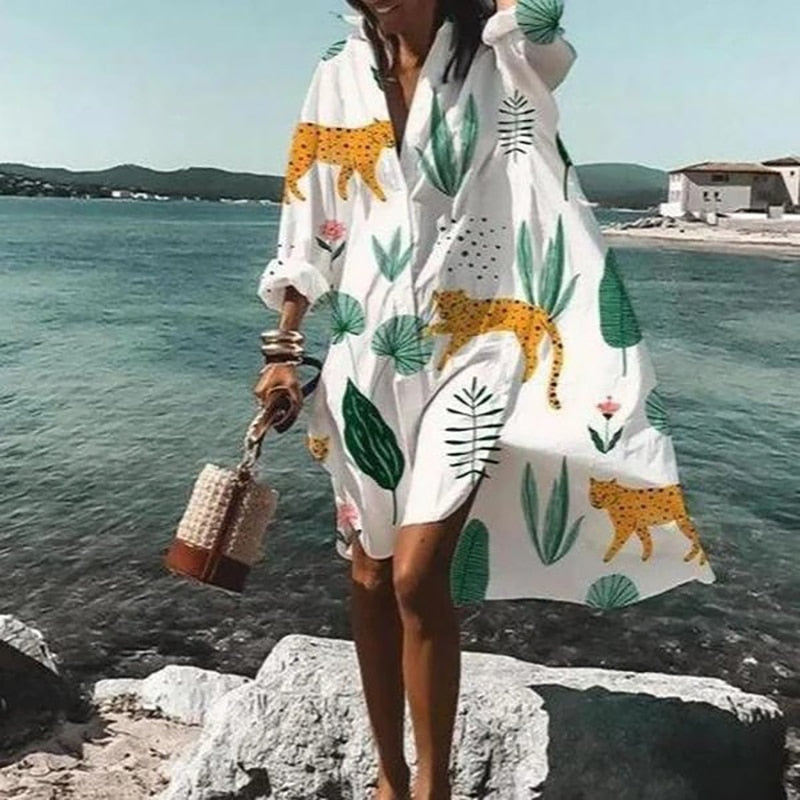 Vestido Estampado Grande y Comodísimo