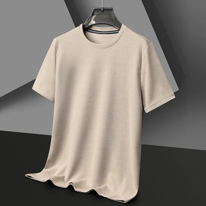 Camiseta Hombre Manga Corta Texturizada
